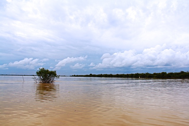 Lac Tonlé Sap au Cambodge